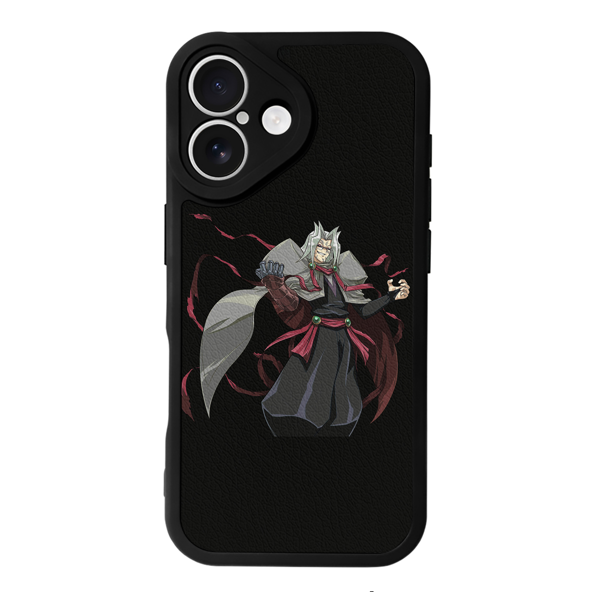 （画像用） 遊☆戯☆王 Yu-Gi-Oh! 【iPhone 16シリーズ対応】シリコンスマホケース（レザー調） 材質：シリコン